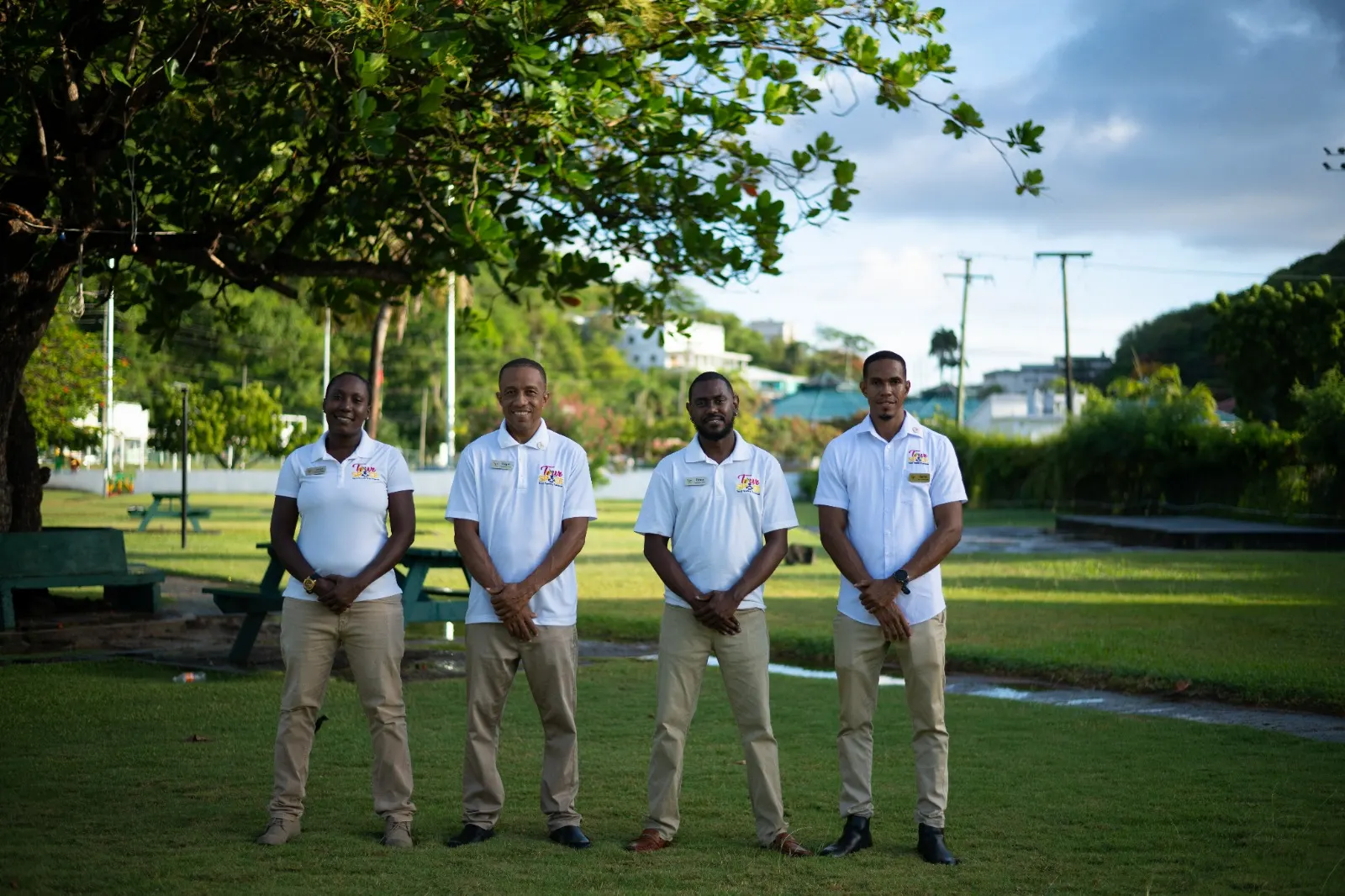 The Tour De Spice team in Grenada