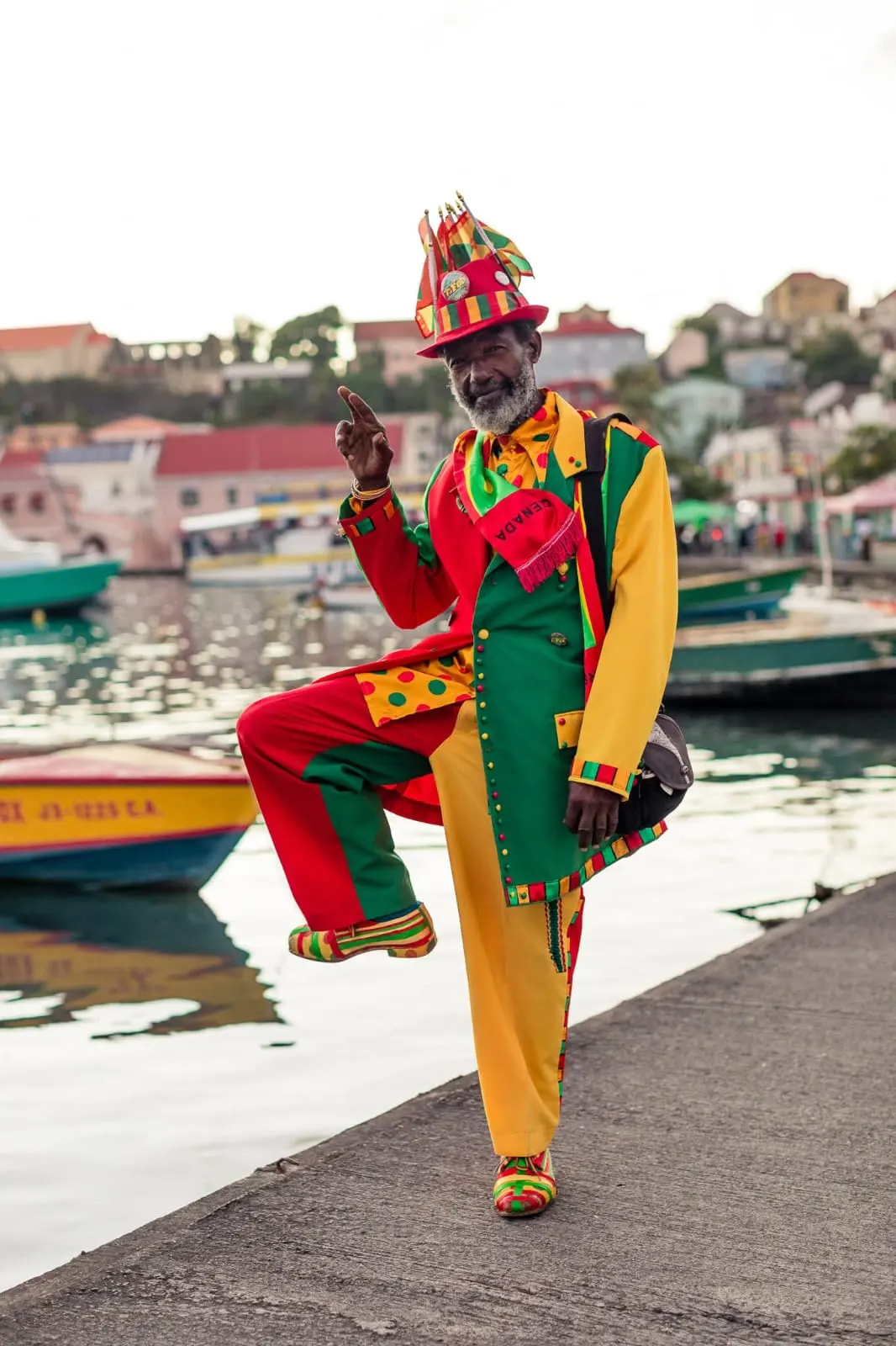 Carnival Character at the Carenage