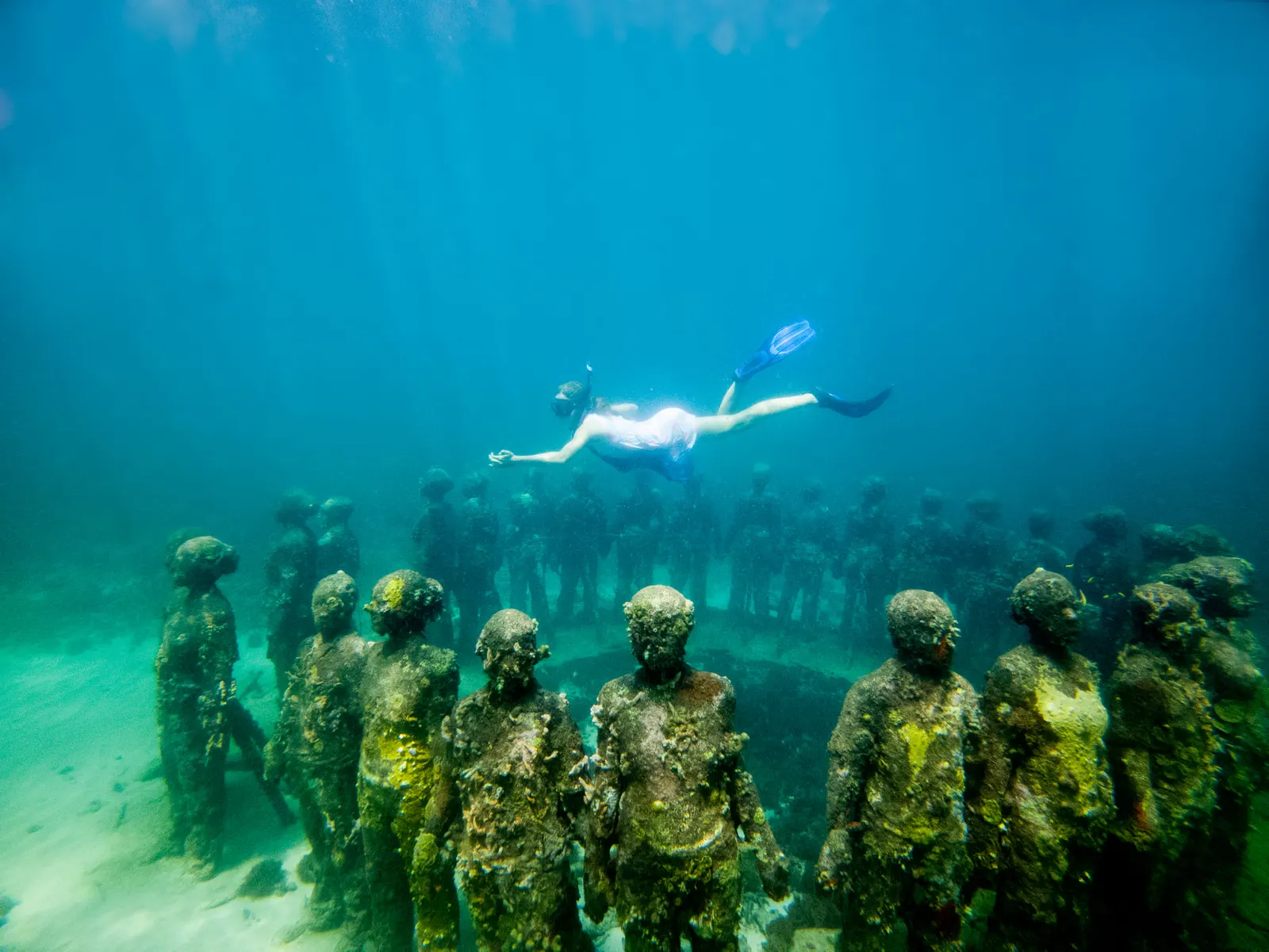 Beach, Underwater Sculpture Park & Snorkeling Tour